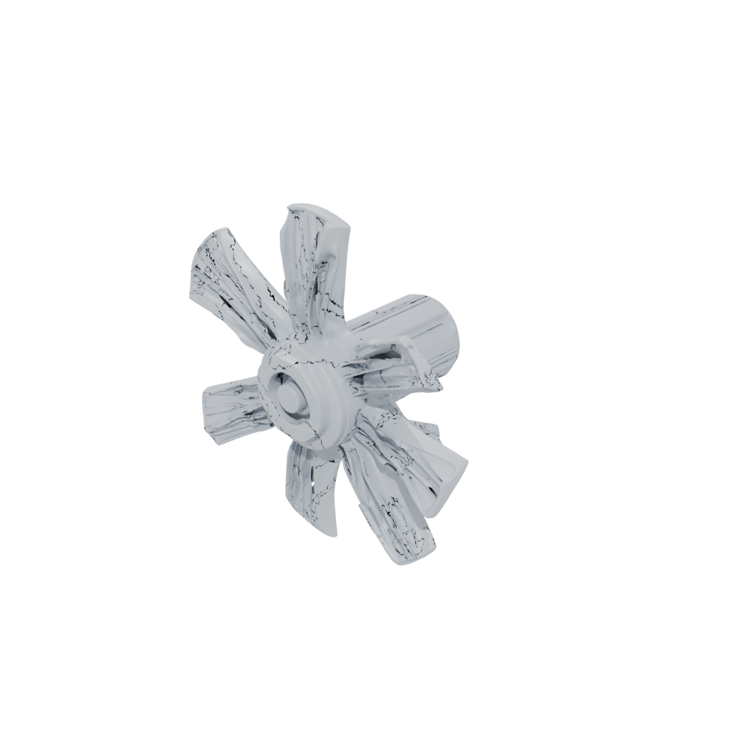 Jumbo Textured Three-Prong Spinner