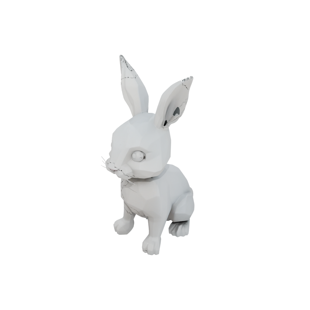 Low-Poly Pocket Articulated Bunny