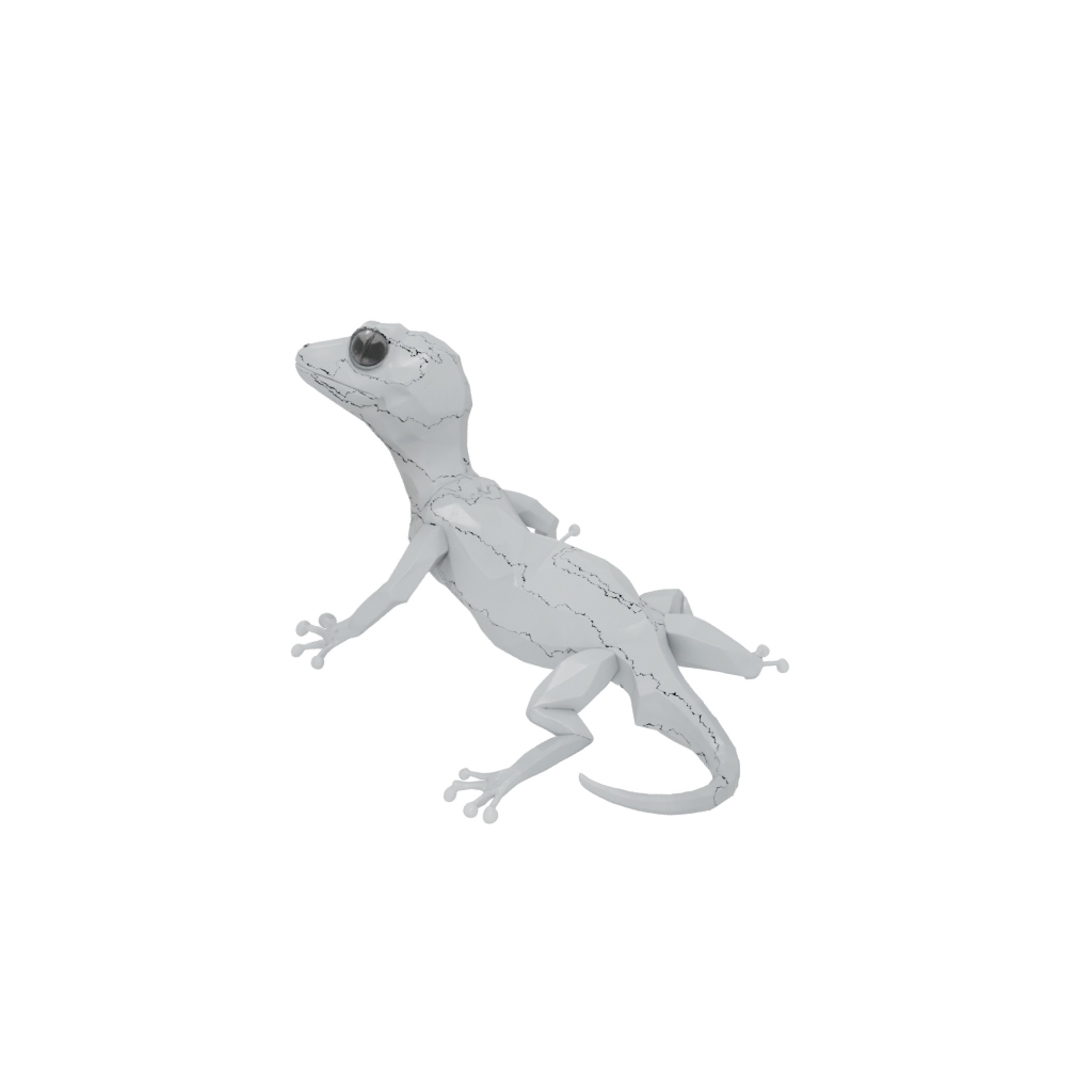 Low-Poly Pocket Articulated Gecko
