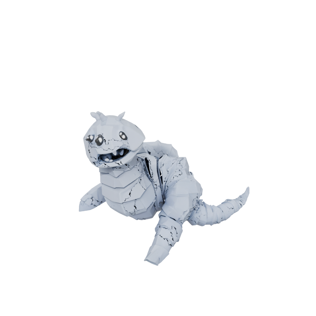 Low-Poly Pocket Articulated Worm