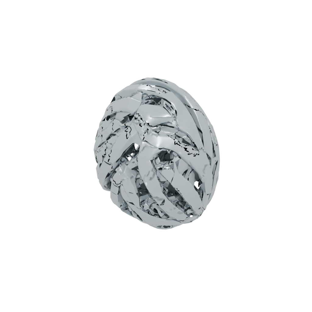 Low-Poly Pocket Compression Spring Toy