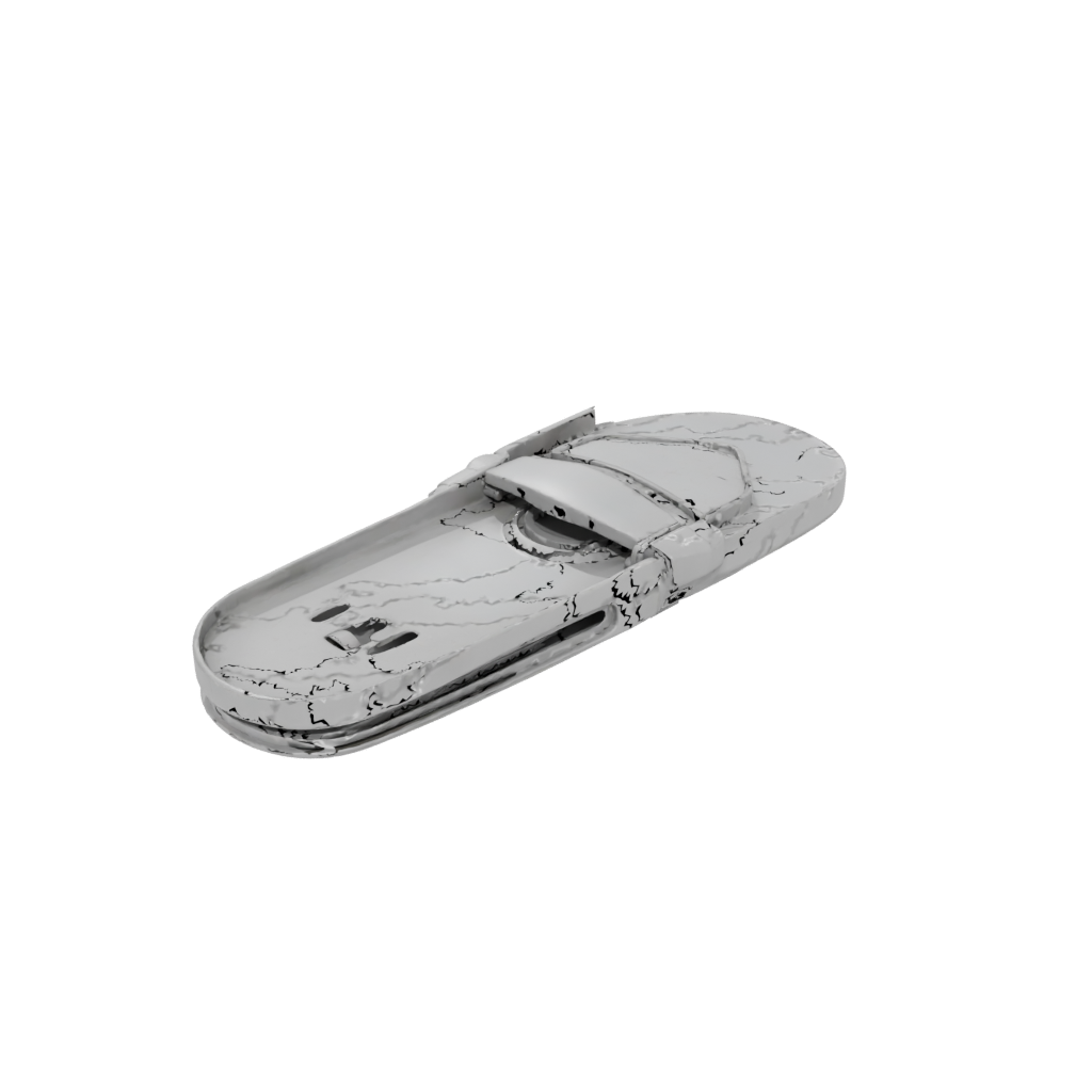 Low-Poly Pocket Flip-Flop Hinge Strip