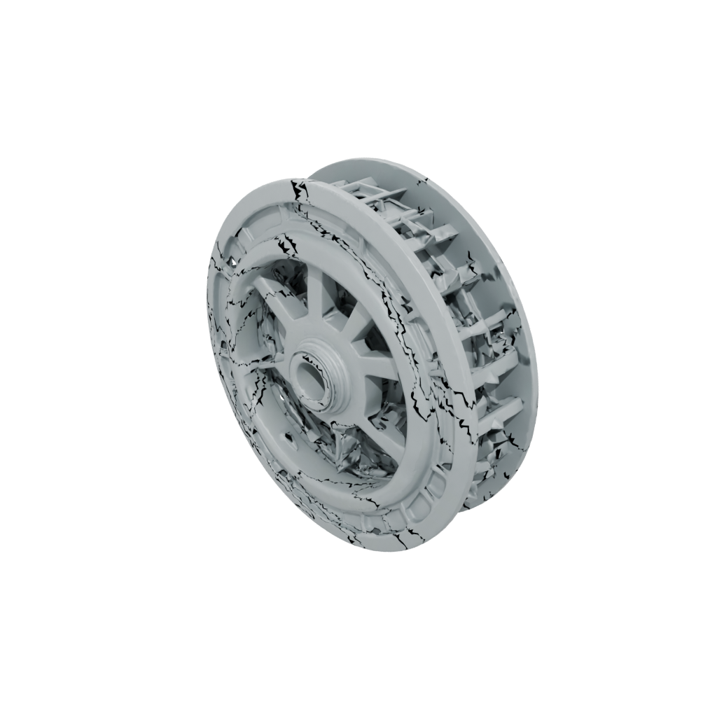 Low-Poly Pocket Ratchet Click Wheel