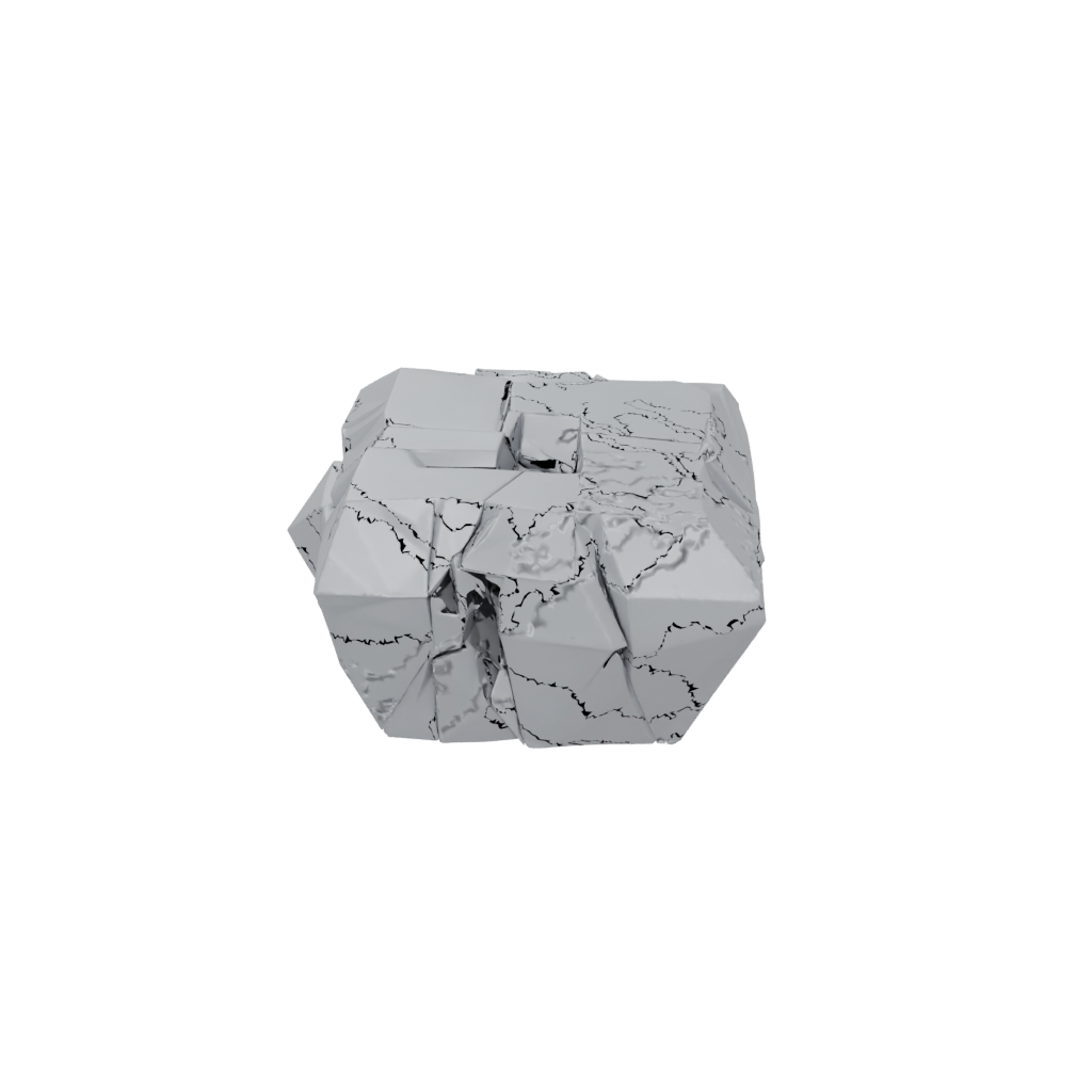 Low-Poly Pocket Tri-Bar Flip Toy