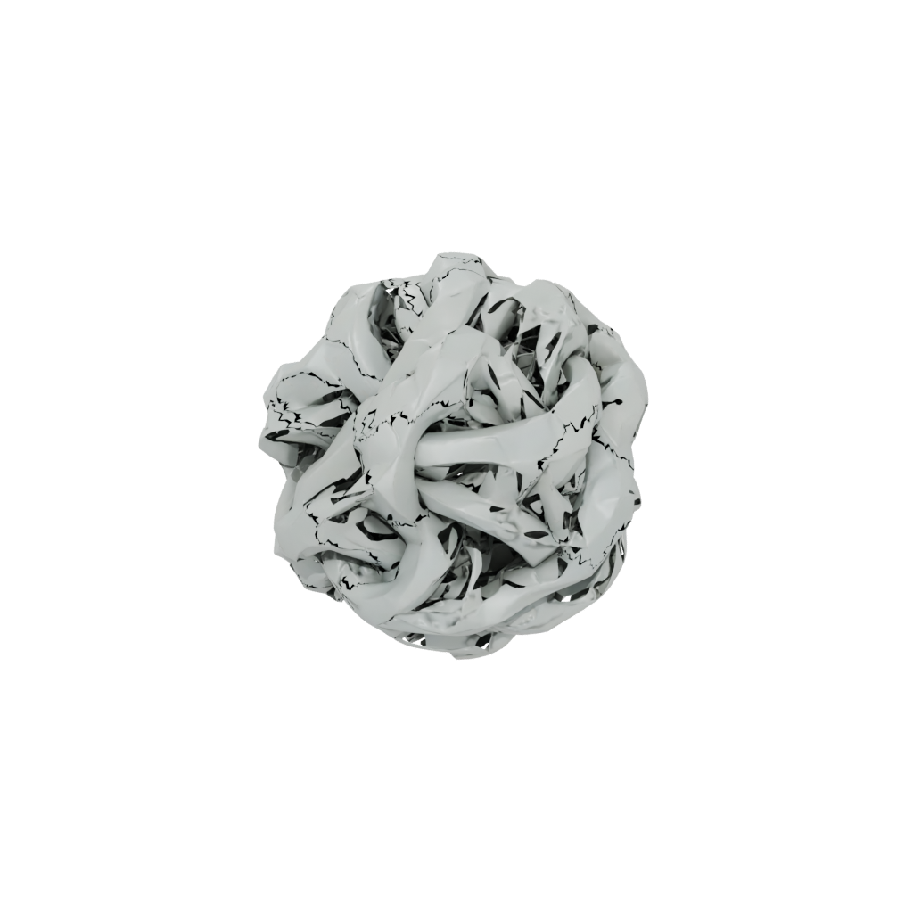 Low-Poly Pocket Twisty Helix Toy