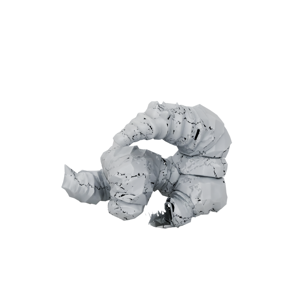 Low-Poly Big Articulated Worm