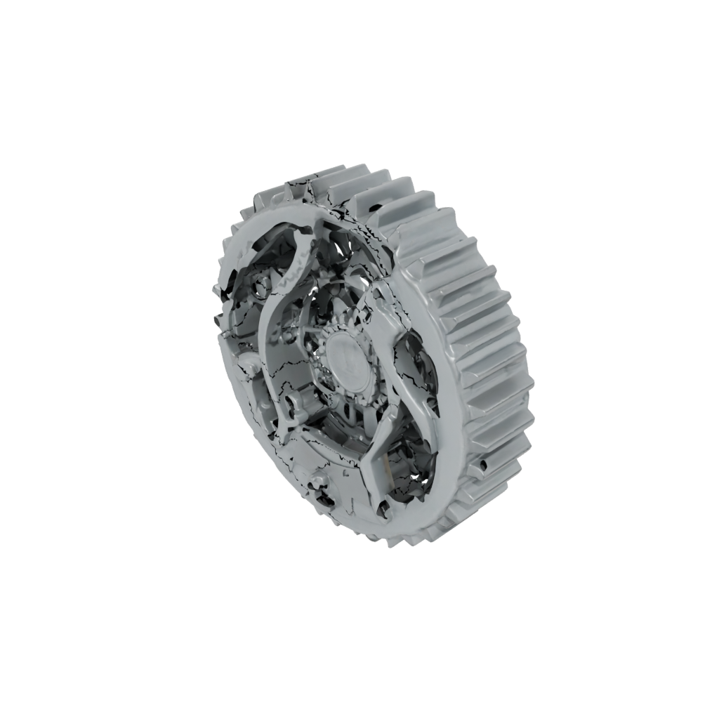 Low-Poly Big Gear-Train Fidget
