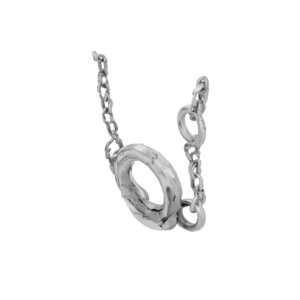 Low-Poly Big Interlocking Ring Chain