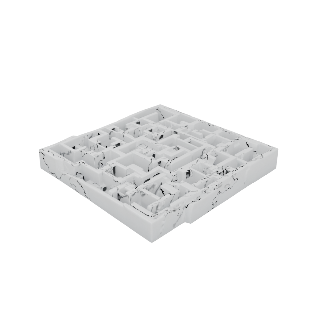 Low-Poly Big Marble Maze Pocket Puzzle