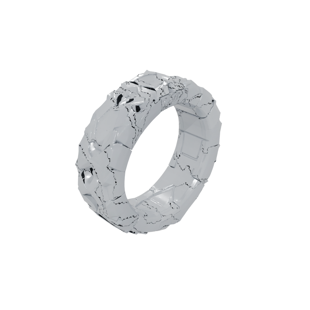 Low-Poly Big Sensory Chain Ring