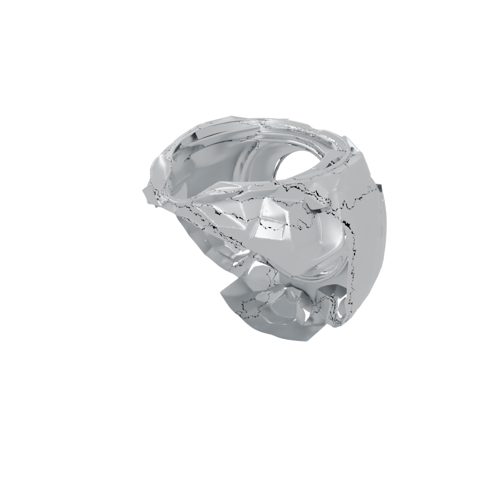 Low-Poly Big Spinning Coin Ring