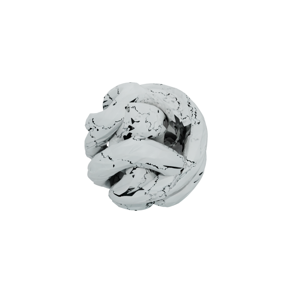 Low-Poly Big Twisty Helix Toy