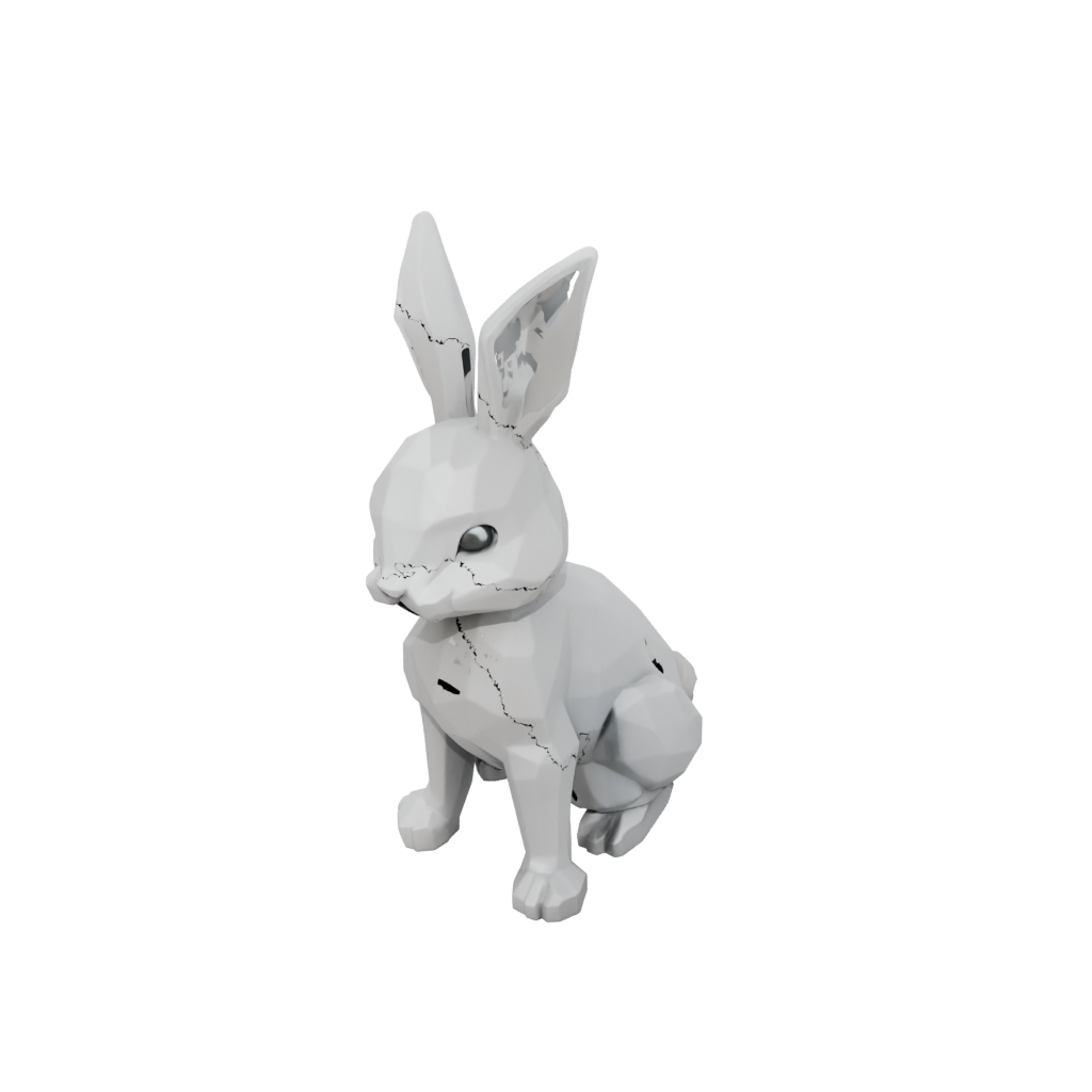 Low-Poly Soft Articulated Bunny