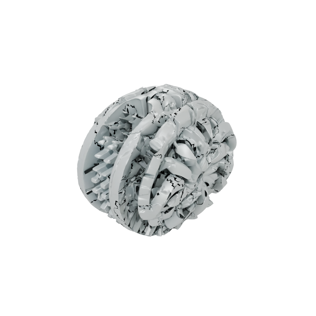 Low-Poly Soft Compression Spring Toy