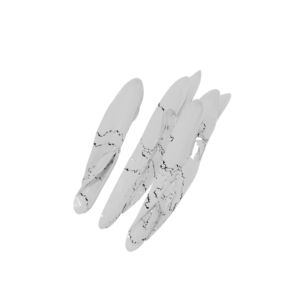 Low-Poly Soft Flip-Flop Hinge Strip