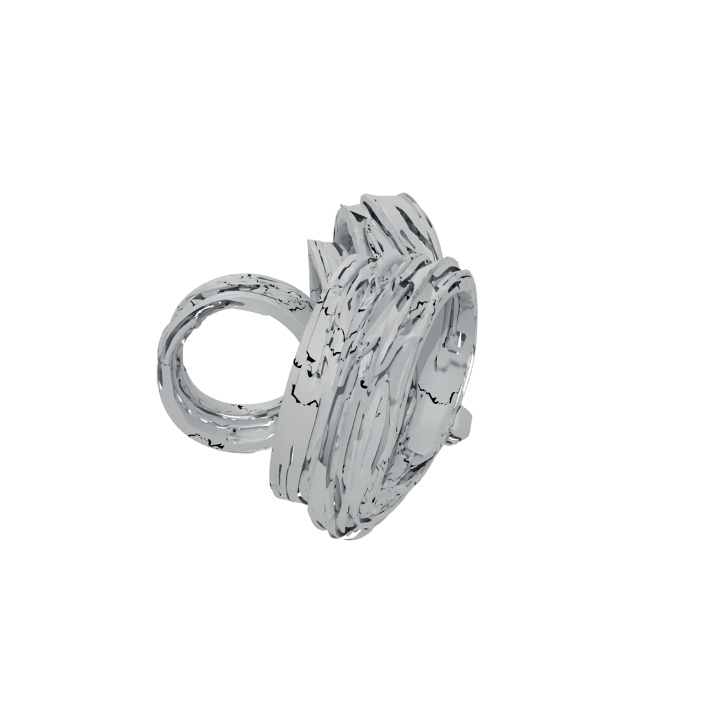 Low-Poly Soft Nested Rotating Rings