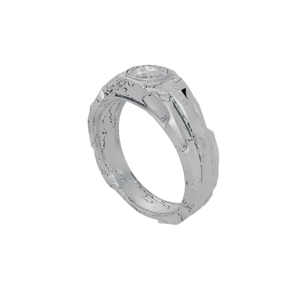 Low-Poly Soft Spinning Coin Ring
