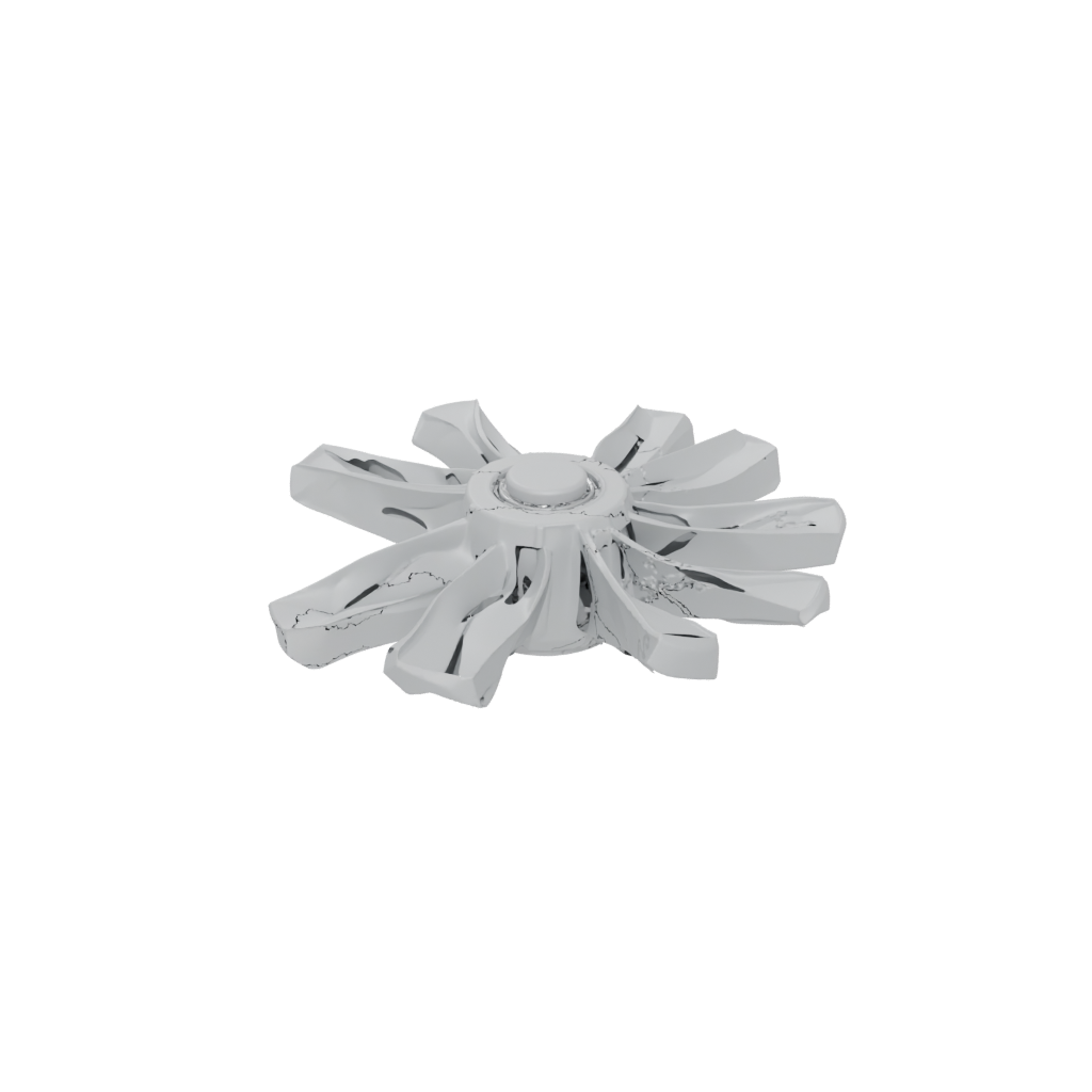 Low-Poly Soft Three-Prong Spinner