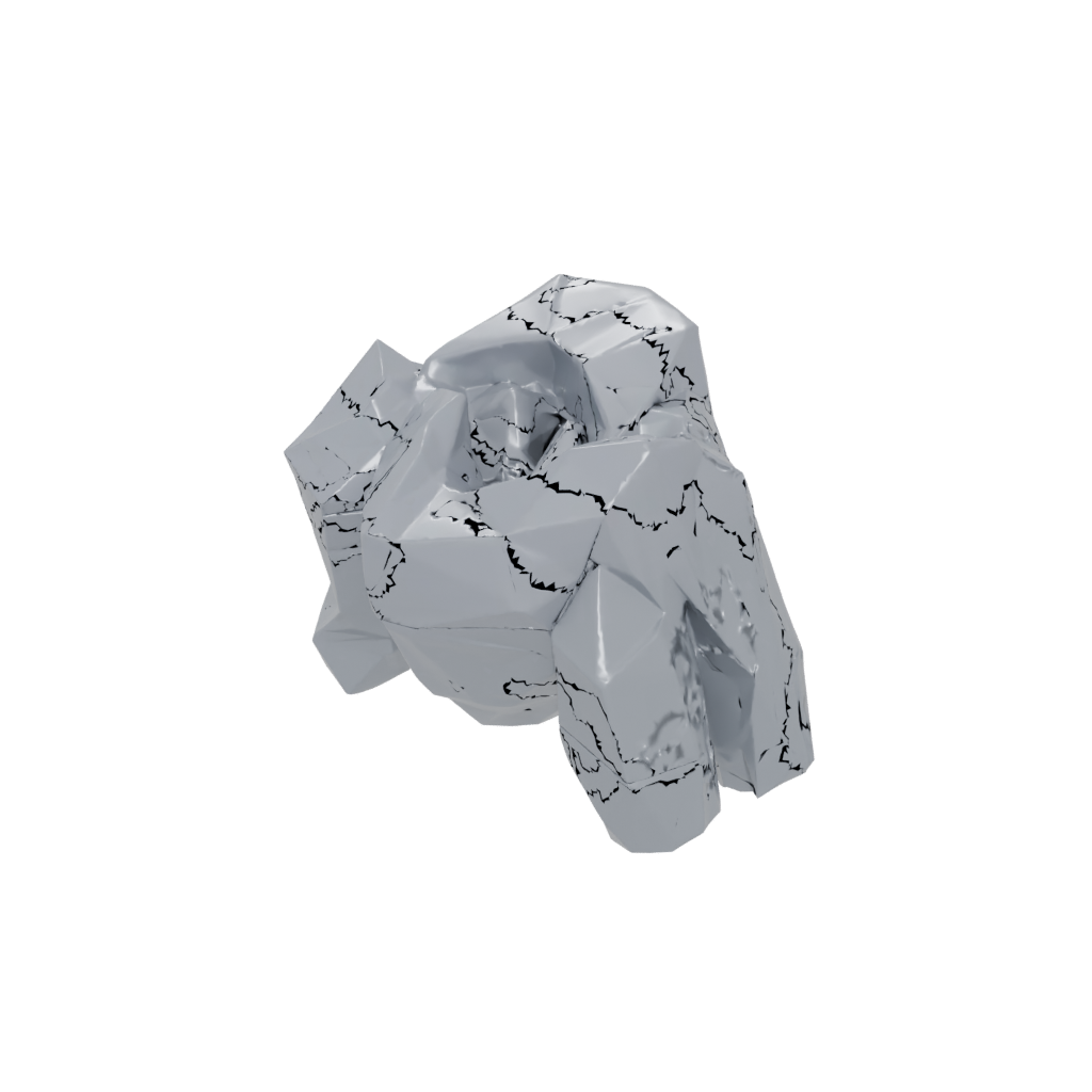 Low-Poly Soft Tri-Bar Flip Toy