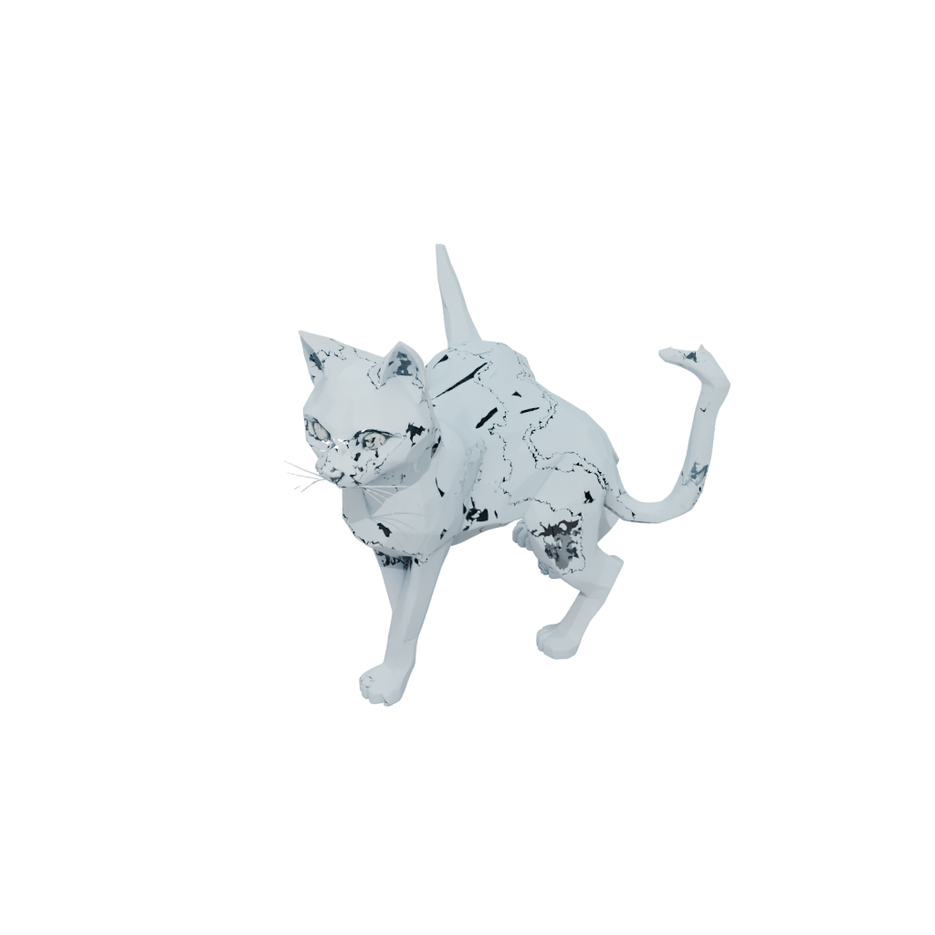 Low-Poly Articulated Cat