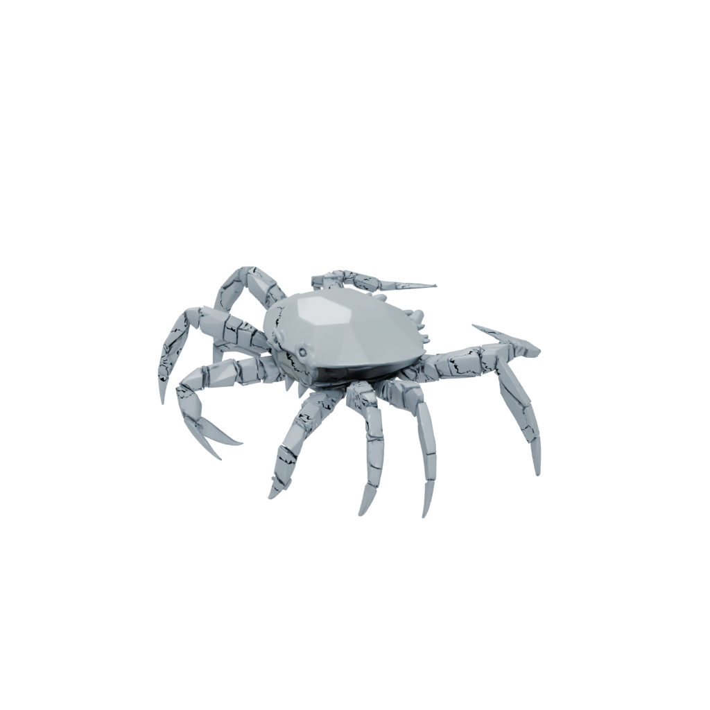 Low-Poly Articulated Crab