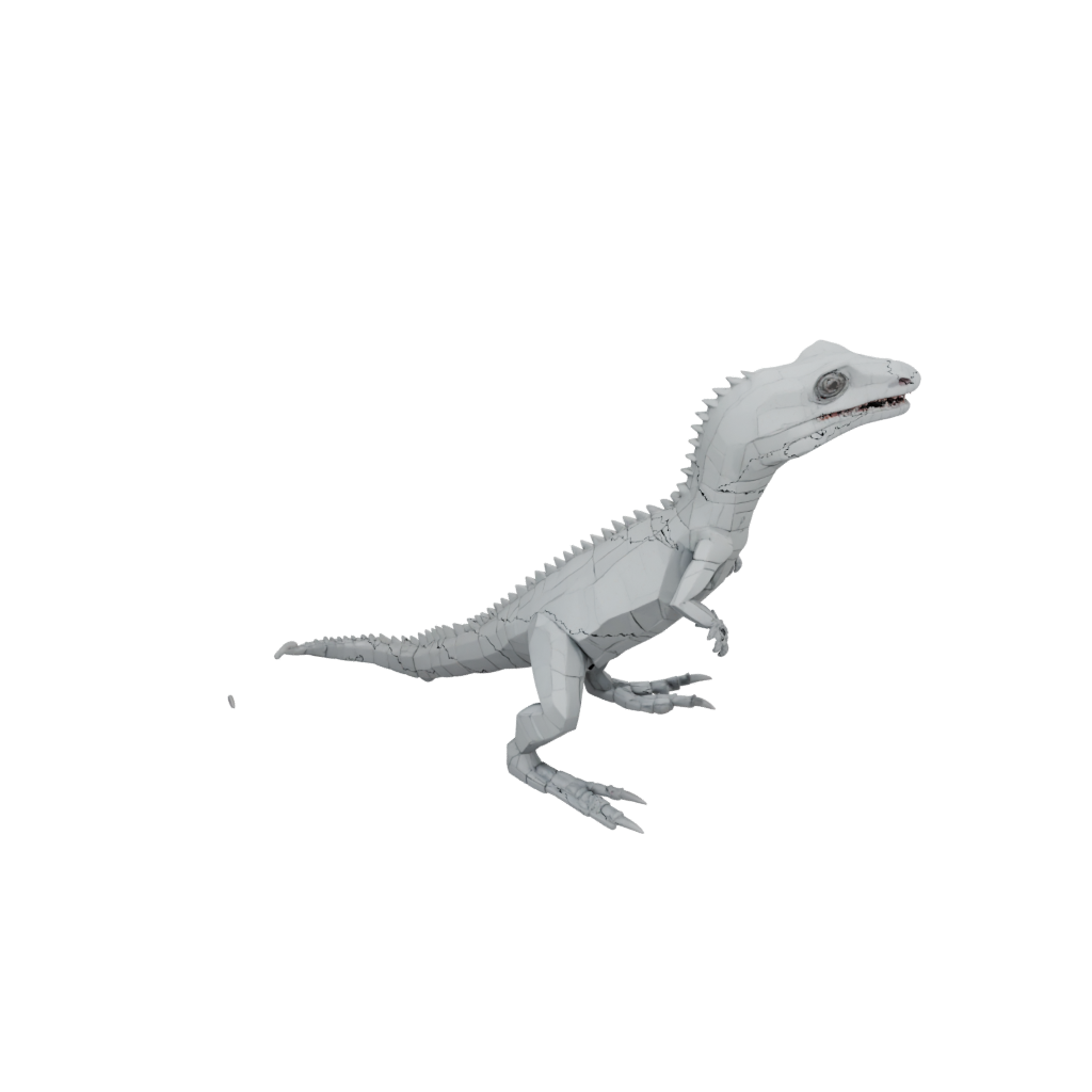 Low-Poly Articulated Lizard