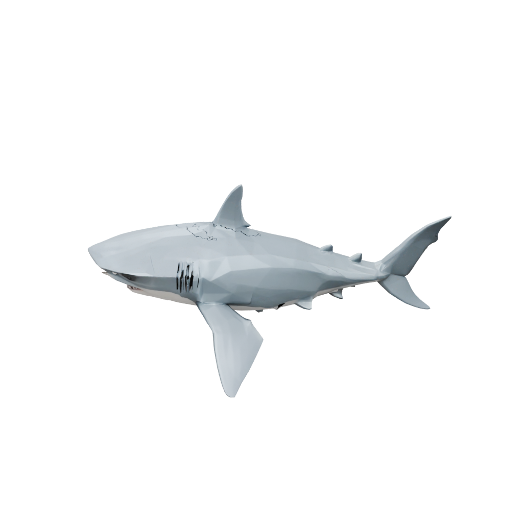 Low-Poly Articulated Shark