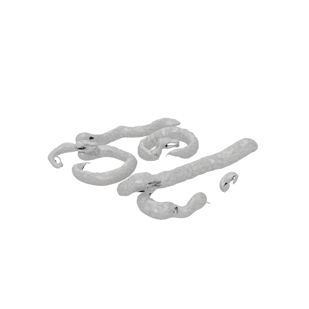Low-Poly Articulated Snake Long