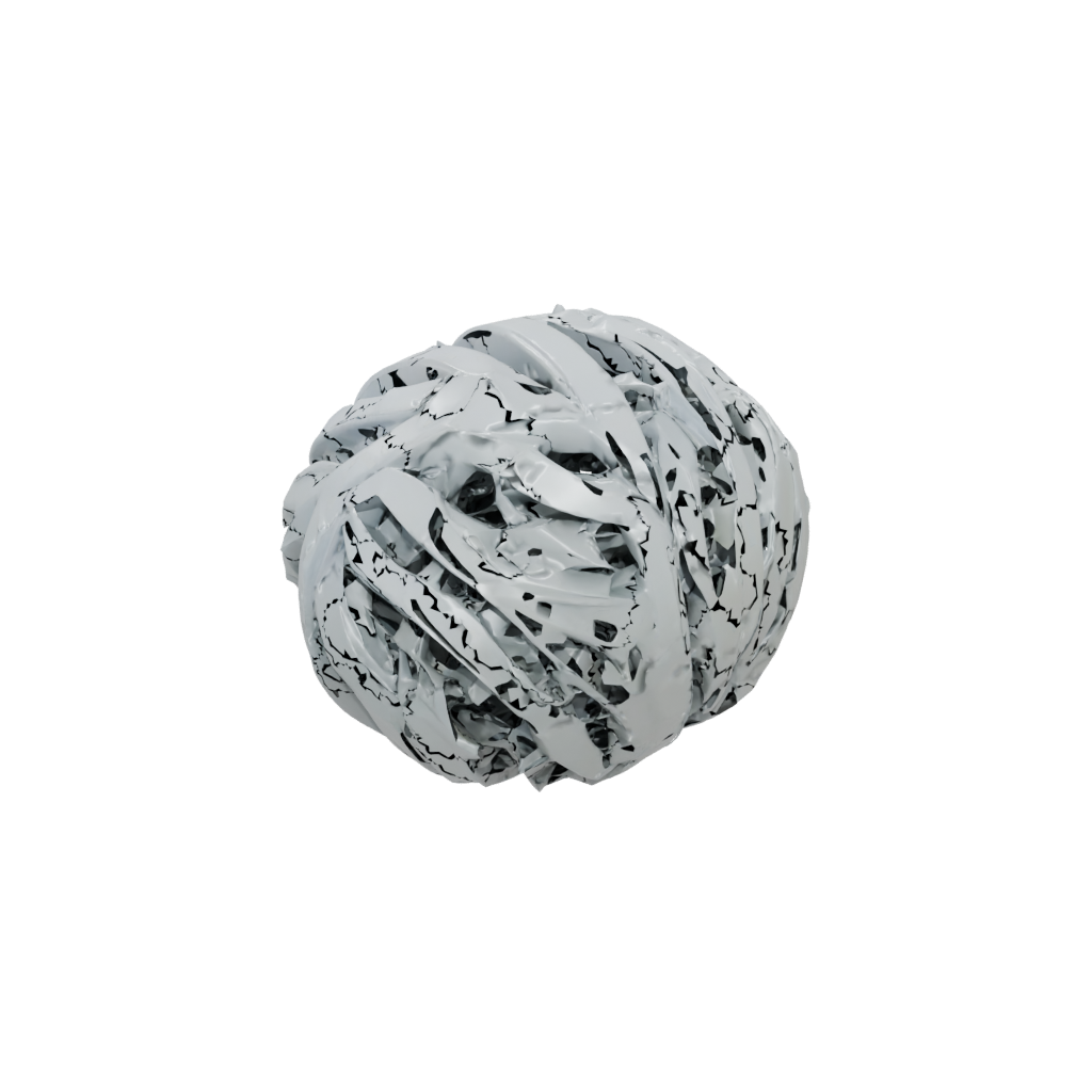 Low-Poly Compression Spring Toy