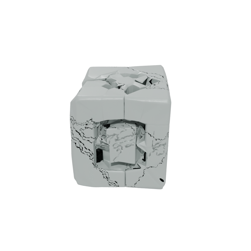 Low-Poly Infinity Flip Cube