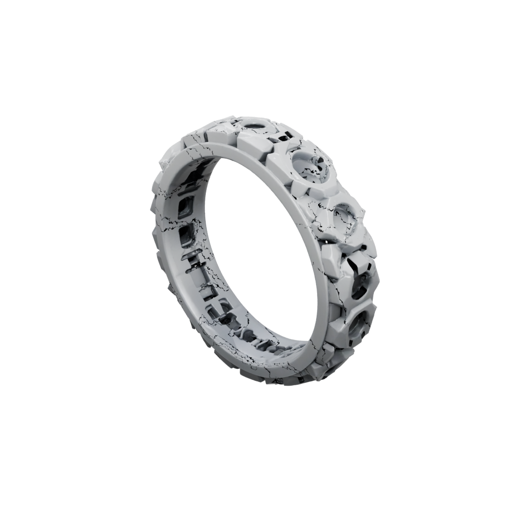 Low-Poly Sensory Chain Ring