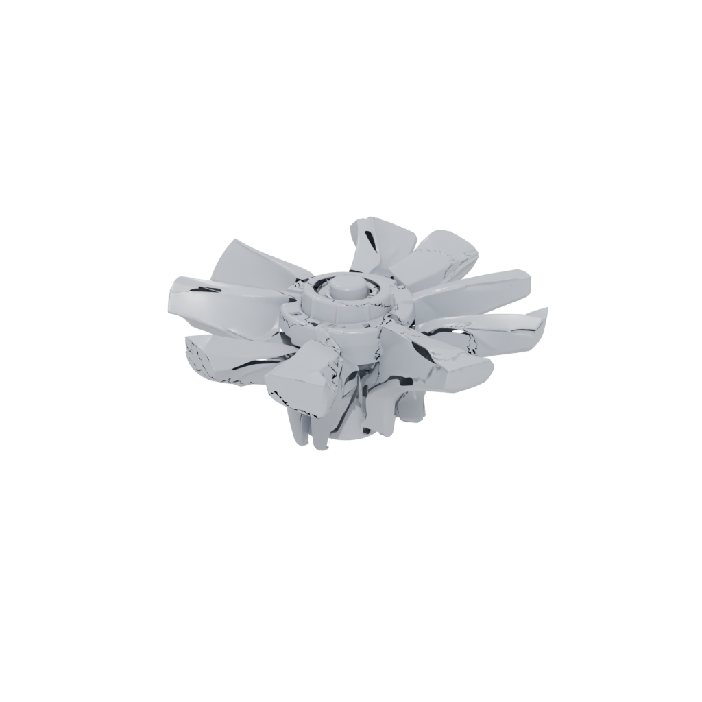 Low-Poly Three-Prong Spinner