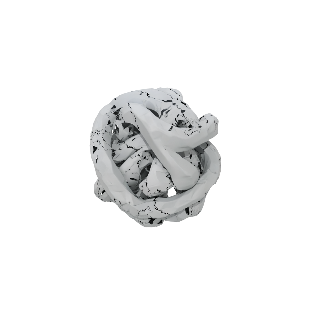 Low-Poly Twisty Helix Toy
