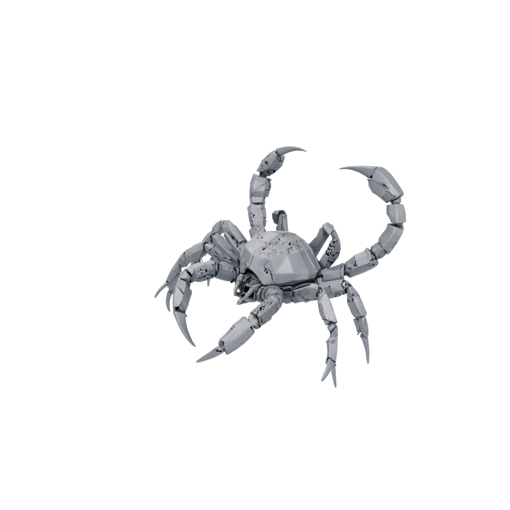 Low-Poly Textured Articulated Scorpion