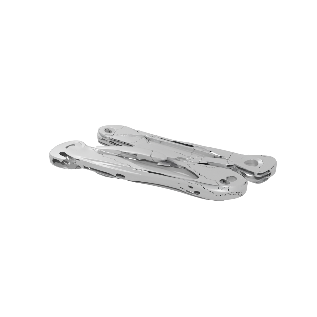 Low-Poly Textured Flip-Flop Hinge Strip
