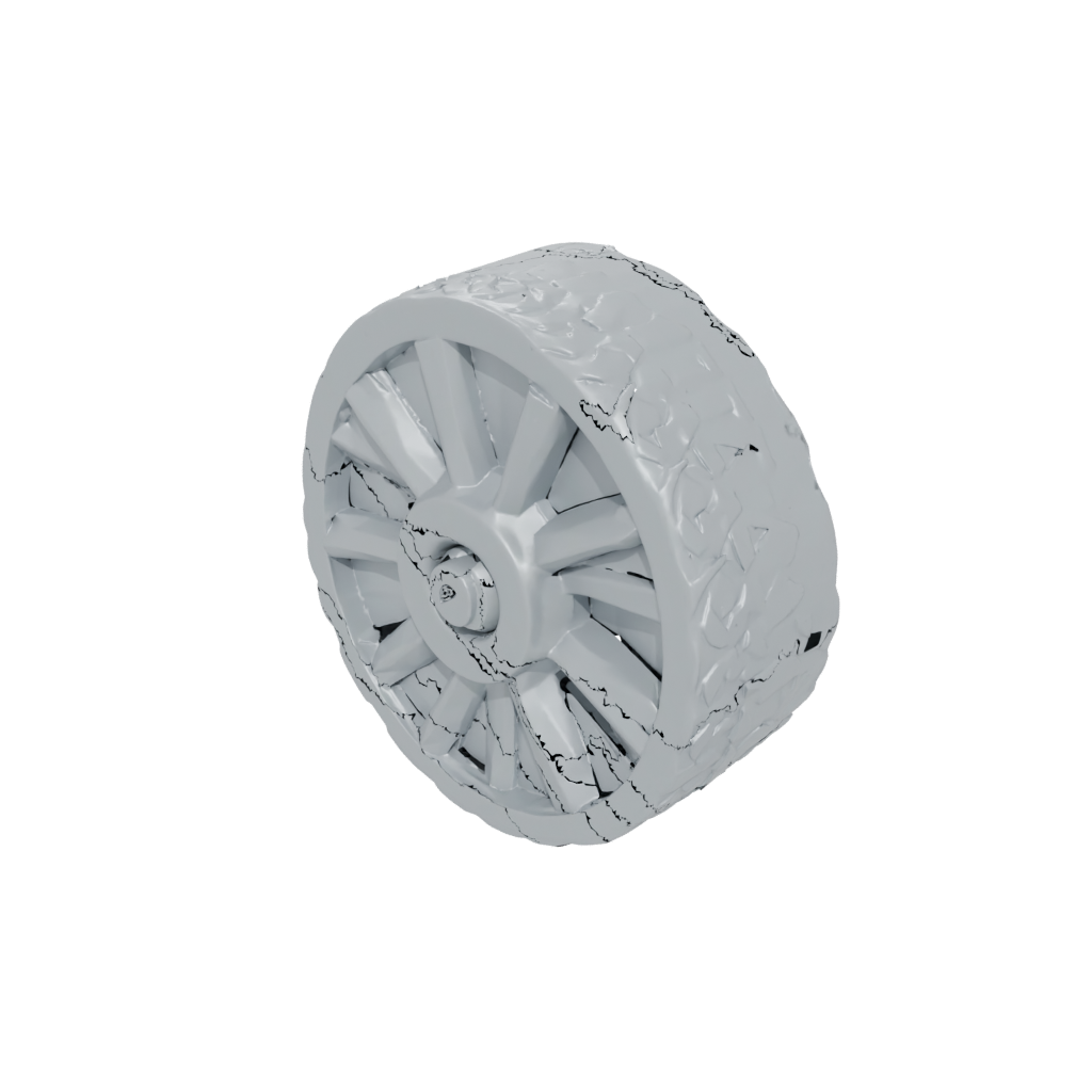 Low-Poly Textured Rolling Hex Spinner