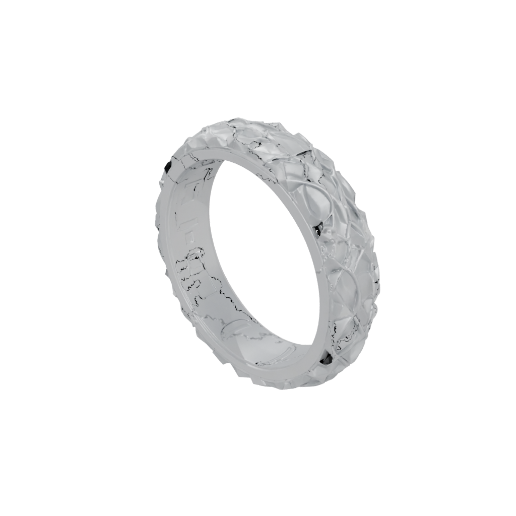 Low-Poly Textured Sensory Chain Ring