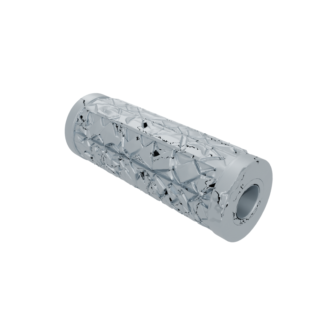 Low-Poly Textured Thumb Roller Bar
