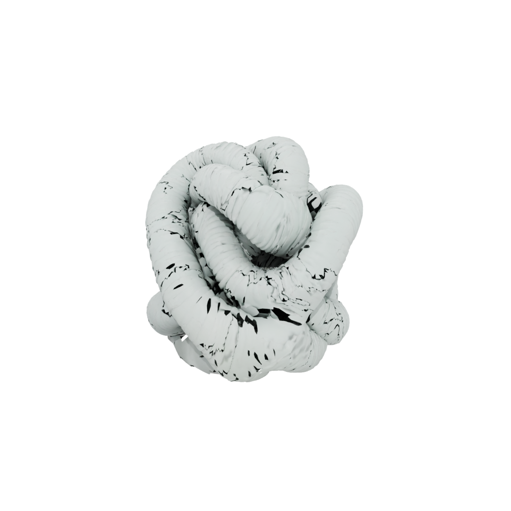 Low-Poly Textured Twisty Helix Toy