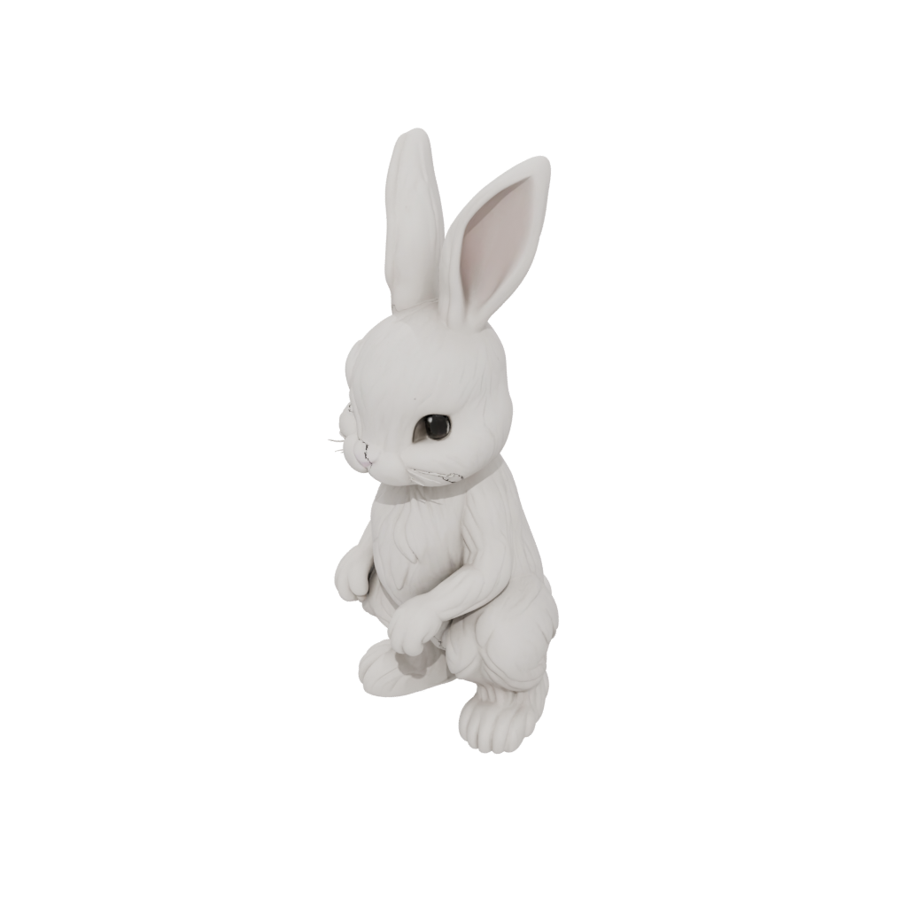 Marble Pocket Articulated Bunny