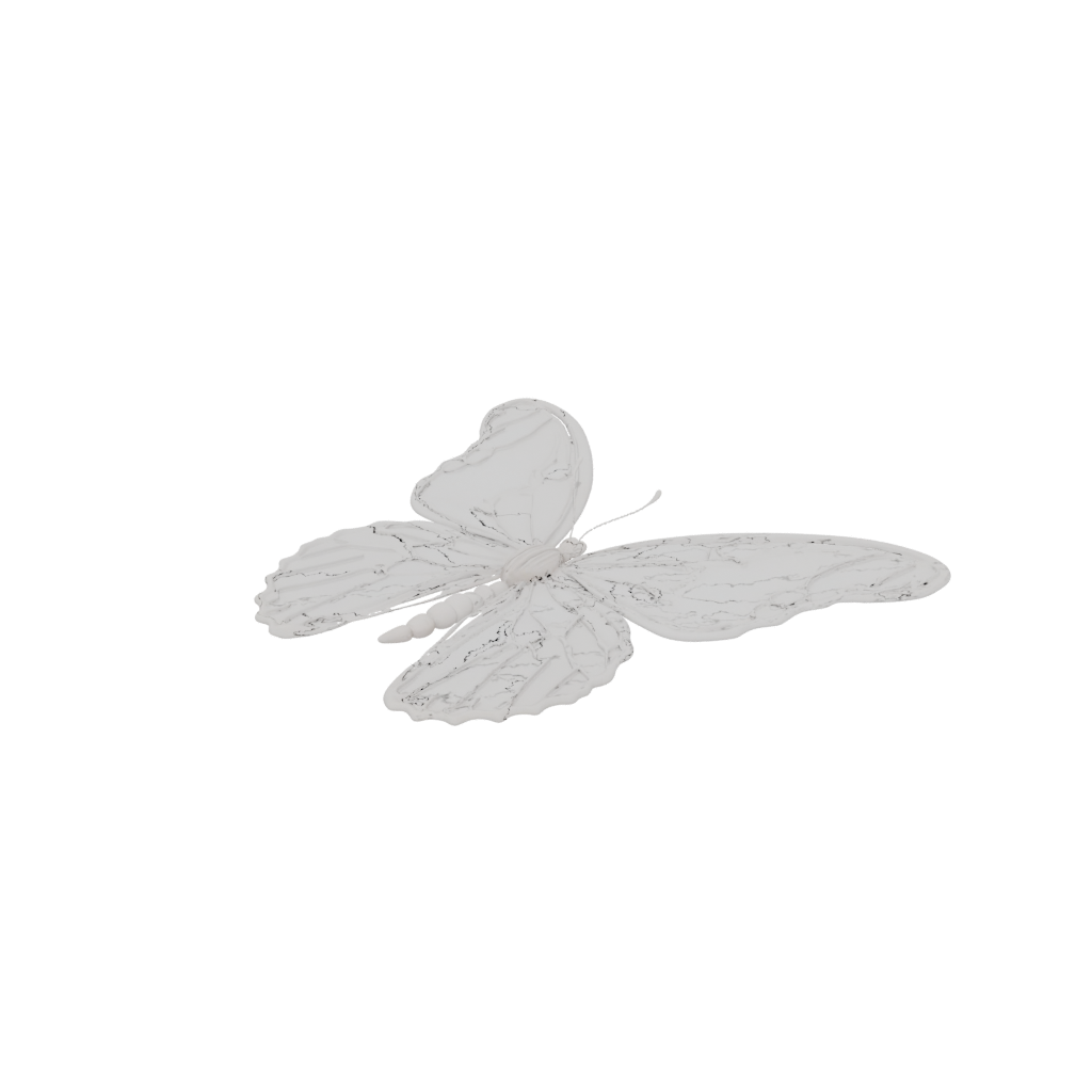 Marble Pocket Articulated Butterfly