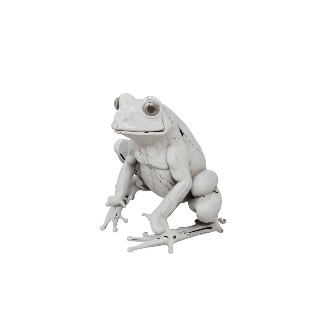 Marble Pocket Articulated Frog