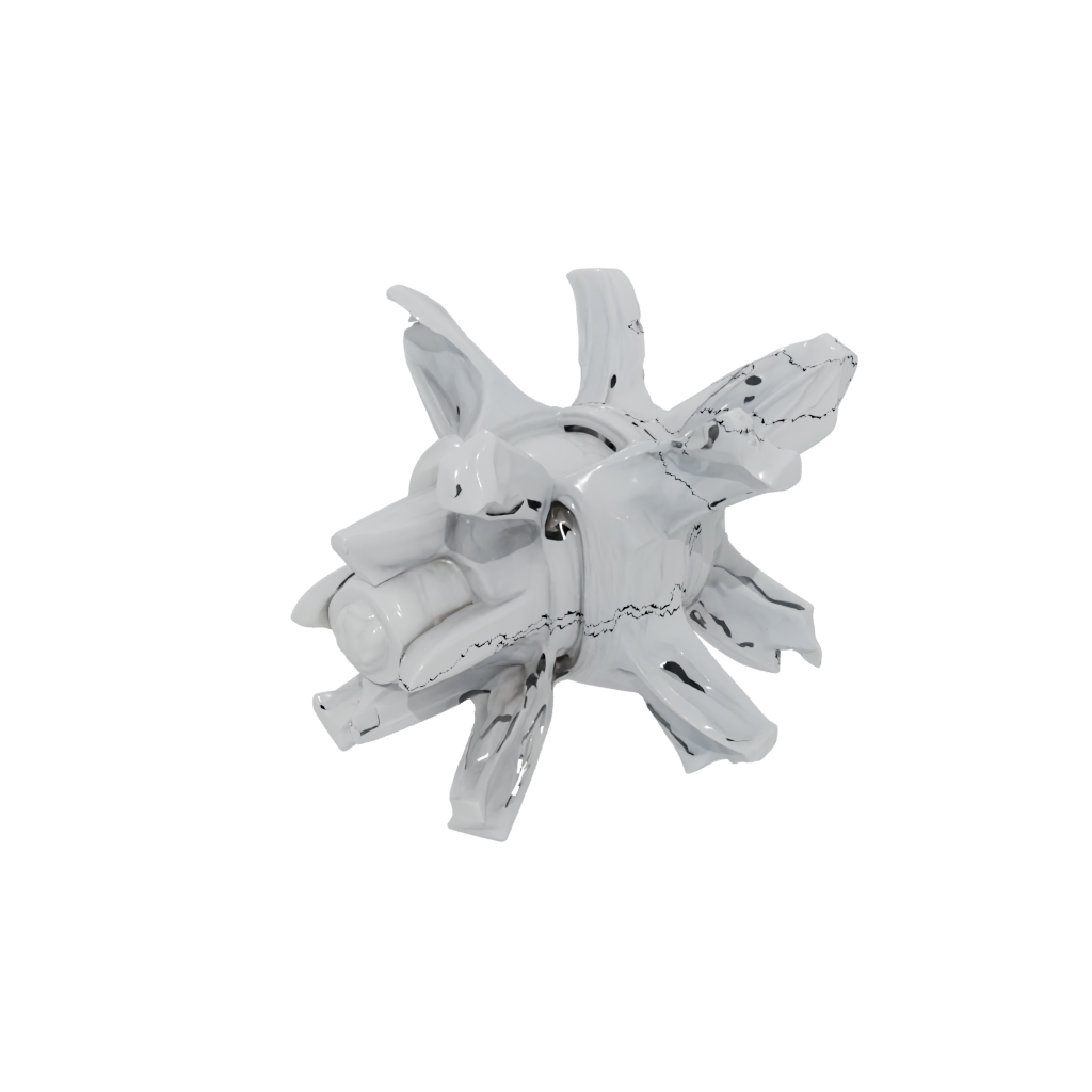 Marble Pocket Articulated Gyroscope Spinner