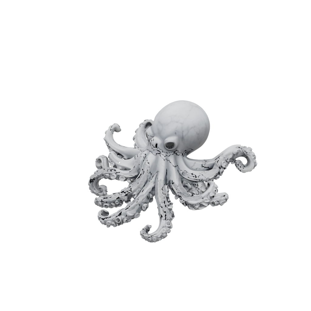 Marble Pocket Articulated Octopus Mini
