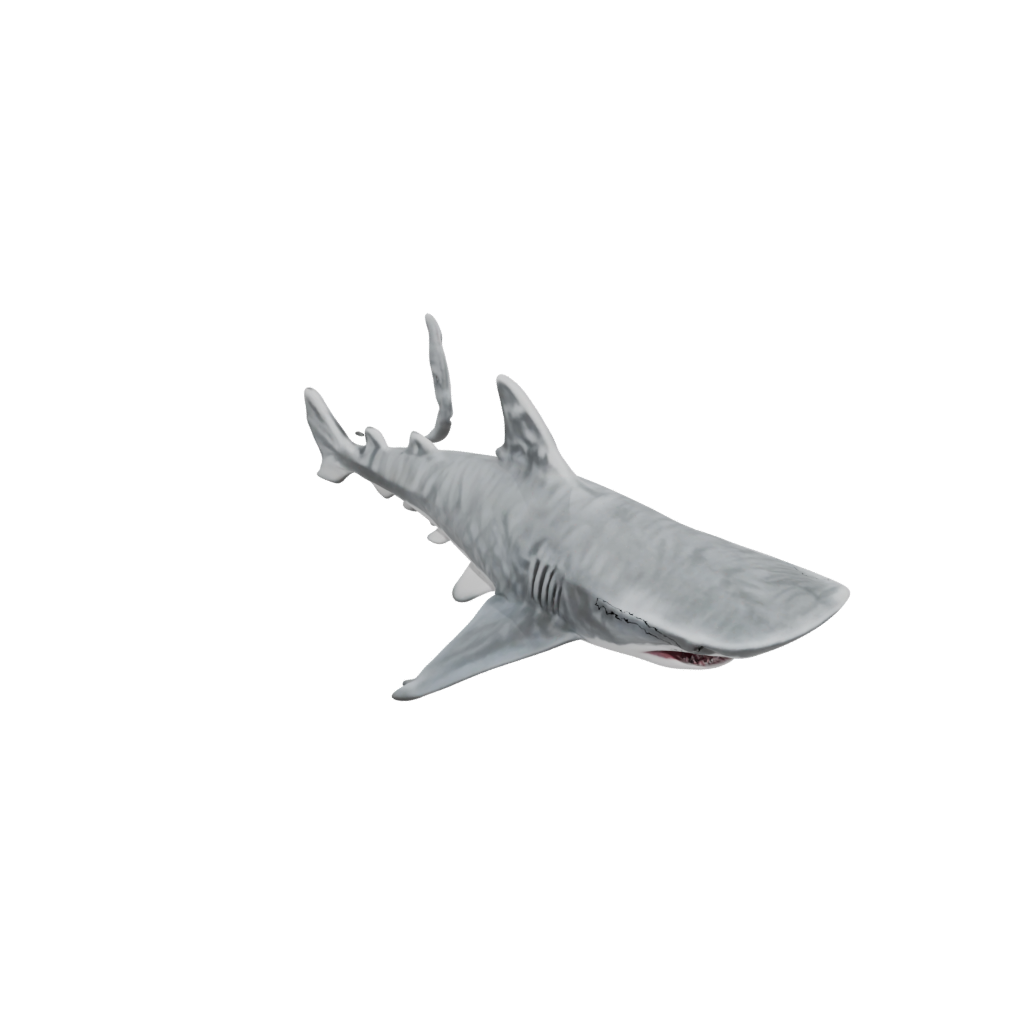 Marble Pocket Articulated Shark