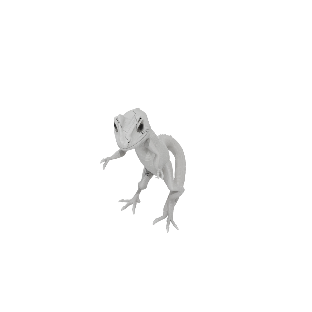 Marble Big Articulated Gecko