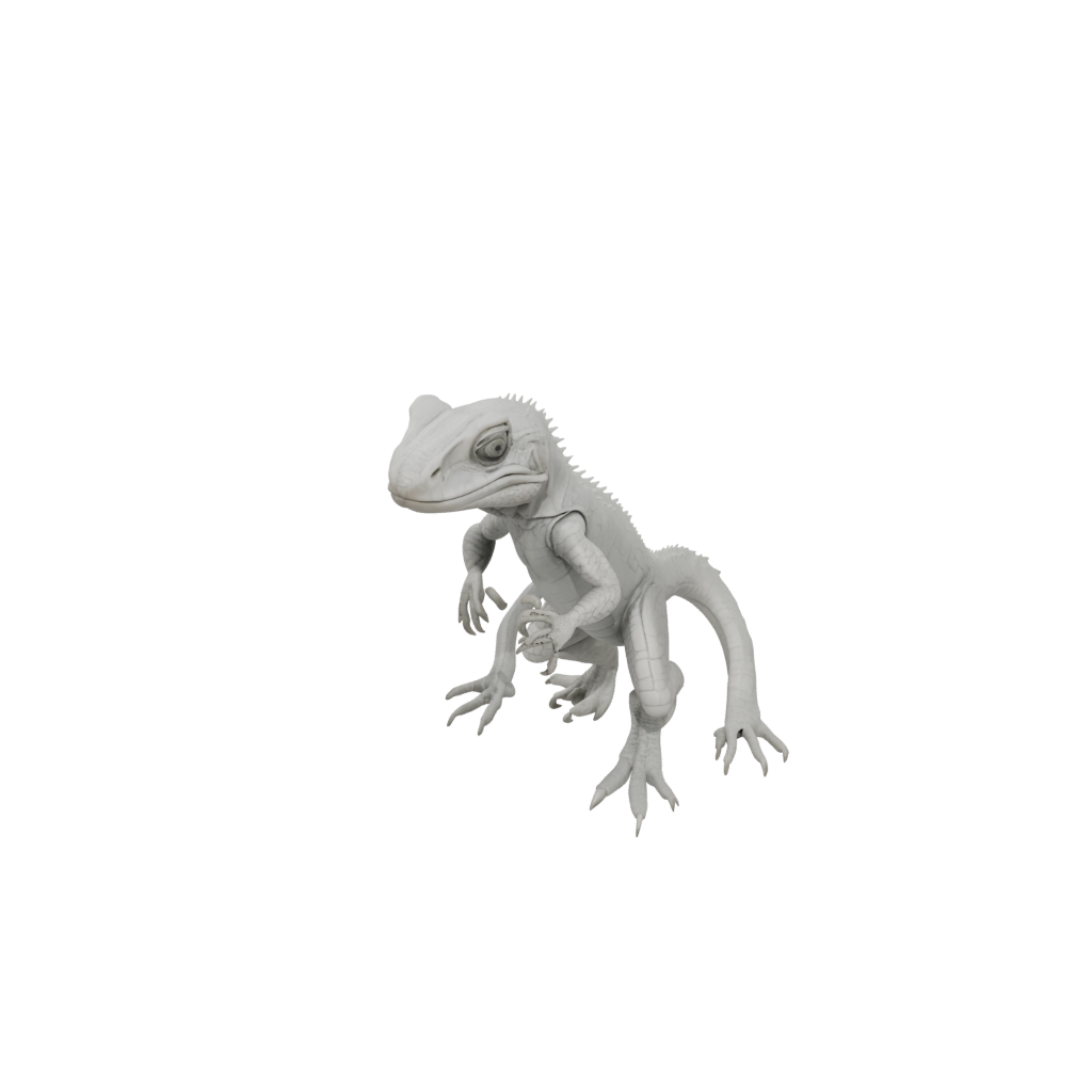 Marble Big Articulated Lizard