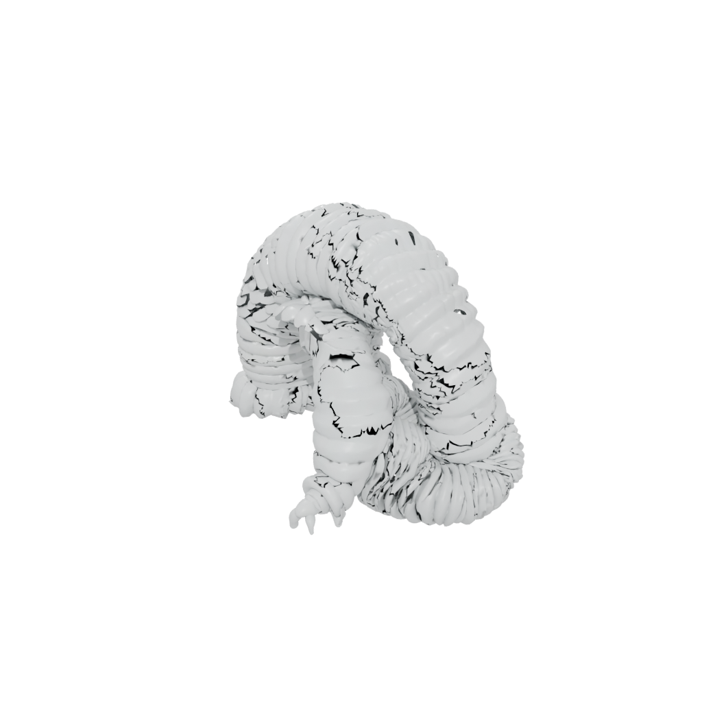 Marble Big Articulated Millipede