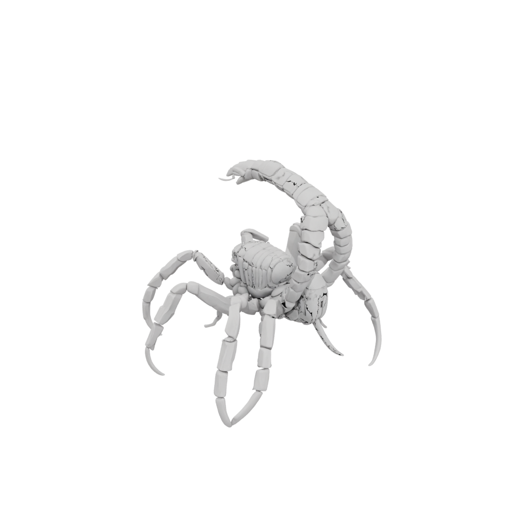 Marble Big Articulated Scorpion