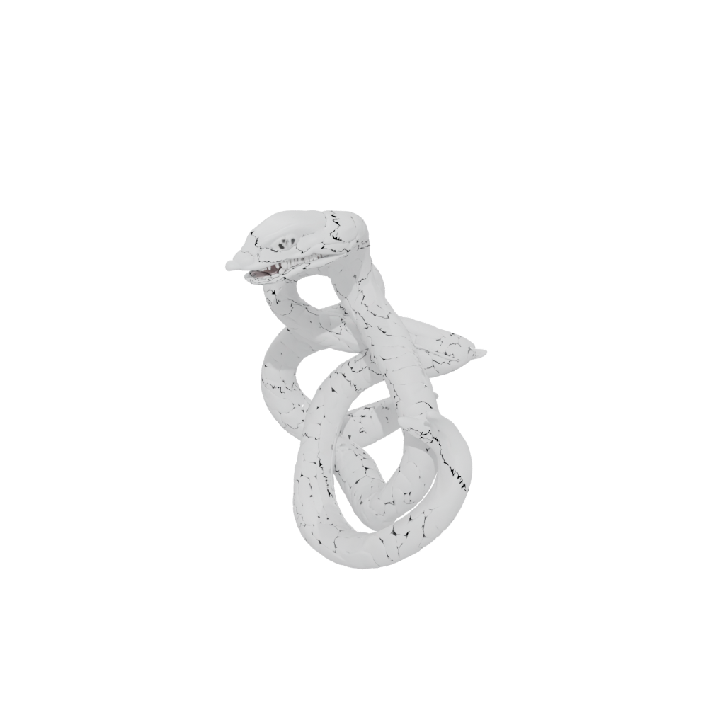 Marble Big Articulated Snake Long